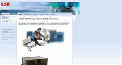 Desktop Screenshot of lsk-data.de